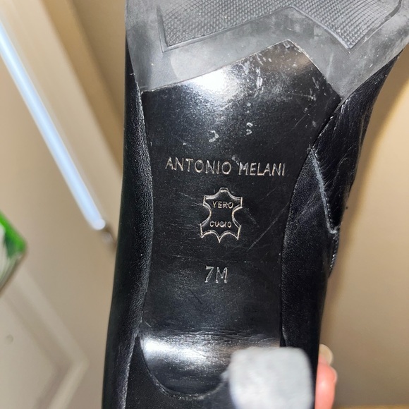 Antonio Melani Heeled Leather Tall Boots - Picture 5 of 5